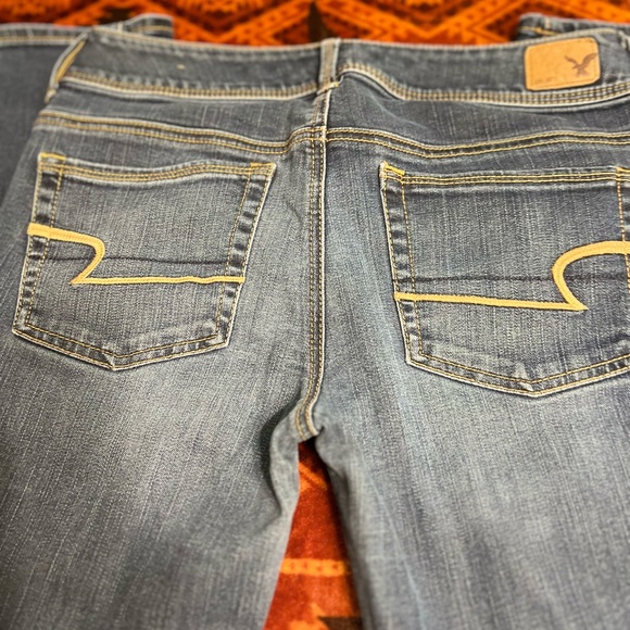 American Eagle Outfitters Women's Boot Cut Jeans - Dark Blue - Picture 7 of 8